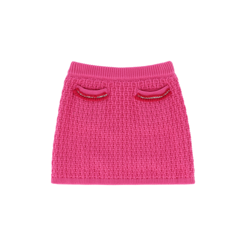 Pink 'Ines' Knitted Skirt