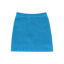 Load image into Gallery viewer, Blue &#39;Ines&#39; Knitted Skirt