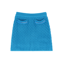 Load image into Gallery viewer, Blue &#39;Ines&#39; Knitted Skirt