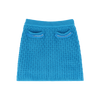 Blue 'Ines' Knitted Skirt