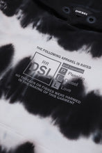 Load image into Gallery viewer, Faded Black &amp; White Tie Dye Hoodie