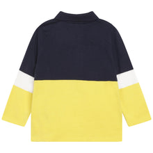 Load image into Gallery viewer, Navy &amp; Yellow Polo Shirt