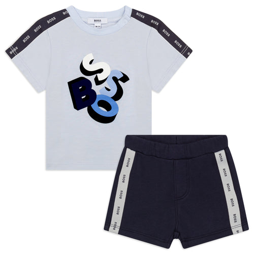 Blue & Navy Shorts Gift Set