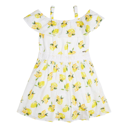 Lemon Lace Dress