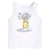 White 'Smoothie' Tank Top