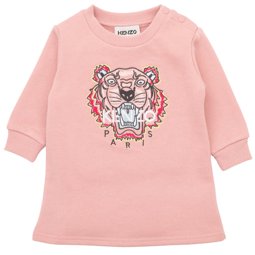 Baby Girls Pink  Tiger Dress