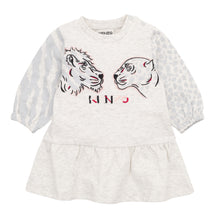 Load image into Gallery viewer, Baby Girls Grey Tigers Dress