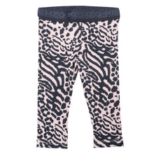 Load image into Gallery viewer, Pink &amp; Black Leopard Leggings