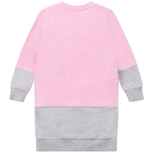 Load image into Gallery viewer, Pink &amp; Grey Sweat Dress