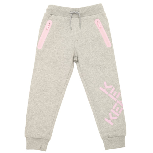Grey & Pink Kenzo Sweat Pants