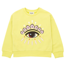 Load image into Gallery viewer, Yellow Embroidered Eye Sweat Top