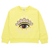 Yellow Embroidered Eye Sweat Top