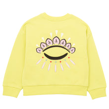 Load image into Gallery viewer, Yellow Embroidered Eye Sweat Top