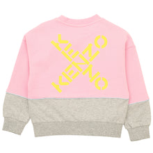 Load image into Gallery viewer, Pink &amp; Grey Sweat Top