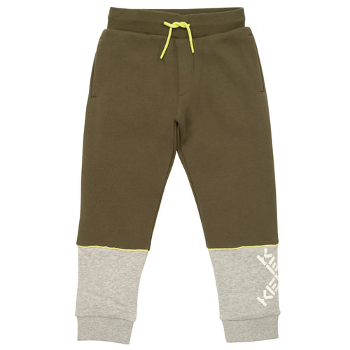 Khaki & Grey Sweat Pants