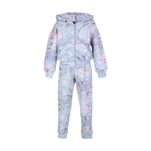 Blue Bird Floral Tracksuit