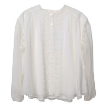 Load image into Gallery viewer, Ivory Chloe 100% Silk Blouse