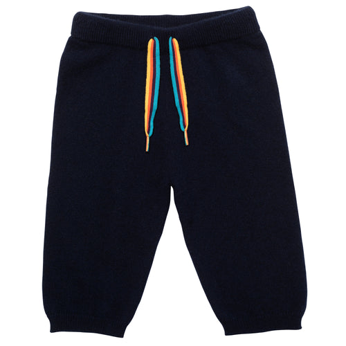 Navy Knit Bottoms