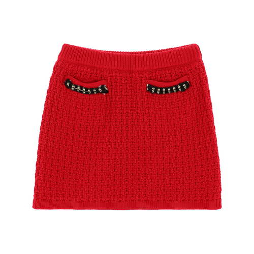 Red 'Paris' Skirt