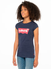Load image into Gallery viewer, Navy &amp; Pink Batwing T-Shirt