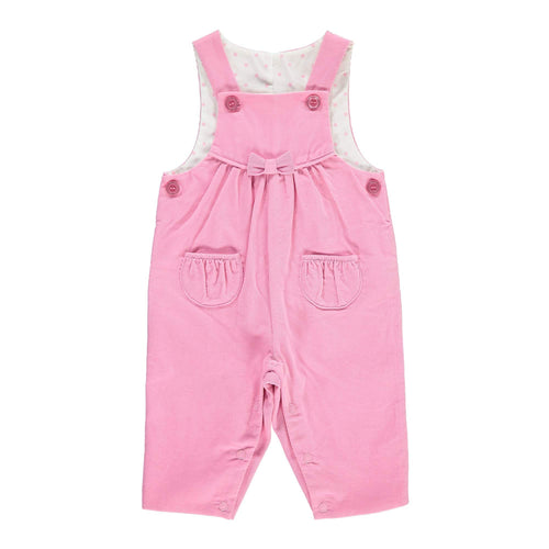 Pink Corduroy Dungarees