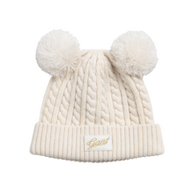 Load image into Gallery viewer, Gant Cream Cable Knit Bobble Hat