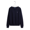 Navy Knitted Crew Neck Jumper