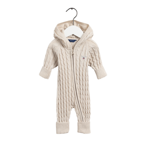 Beige Cable 1 PC Hoody