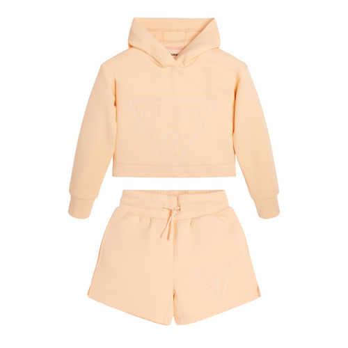 Peach Scuba Short Set