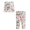 3 Piece Blue Floral Active Set