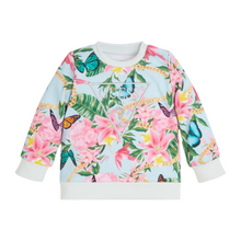Load image into Gallery viewer, Blue Floral Sweat Set