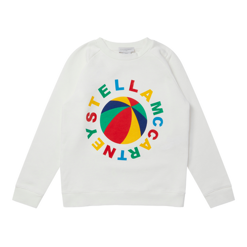 Ivory Beach Ball Sweat Top