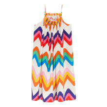 Load image into Gallery viewer, White Zig Zag Dress