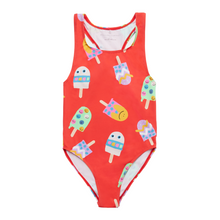 Load image into Gallery viewer, Red Ice Cream Swimsuit