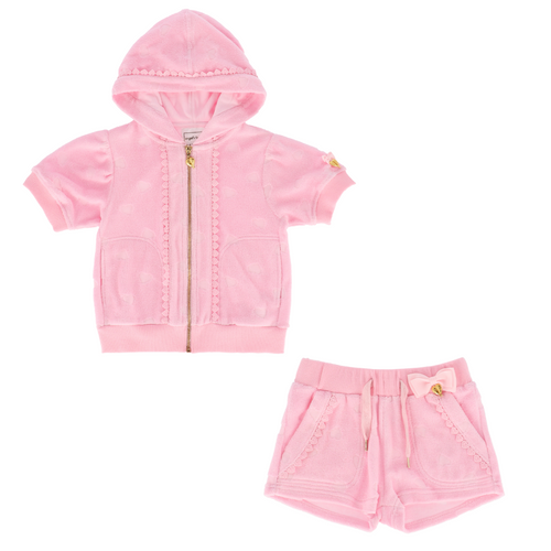Pink 'Kirsten & Cora' Set