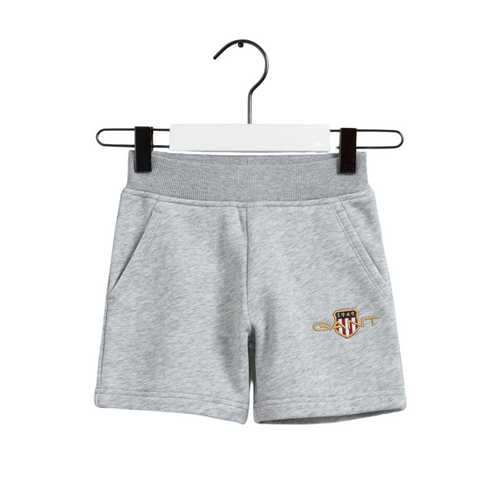 Grey Shield Sweat Shorts