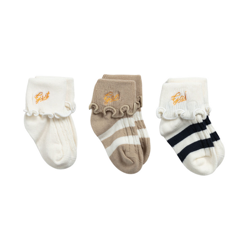 3 Pack Baby Girls Socks