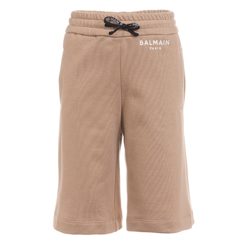 Beige Sweat Shorts