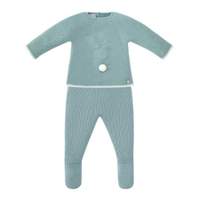 Load image into Gallery viewer, Blue Knitted Bunny Set