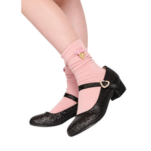 Load image into Gallery viewer, Black Heeled Shoe