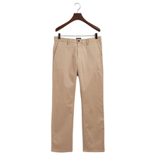 Load image into Gallery viewer, Beige Regular Fit Chinos