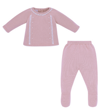 Load image into Gallery viewer, Dusky Pink Knitted Set