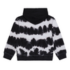 Faded Black & White Tie Dye Hoodie