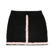 Load image into Gallery viewer, Black &amp; Pink &#39;Wilma&#39; Knitted Skirt