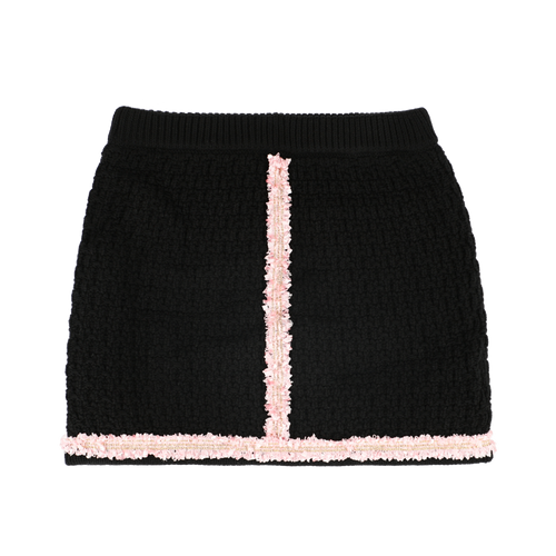 Black & Pink 'Wilma' Knitted Skirt