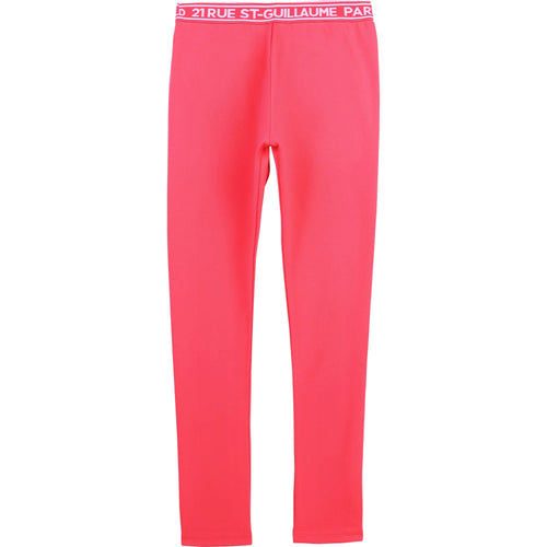 Raspberry Pink Karl Leggings