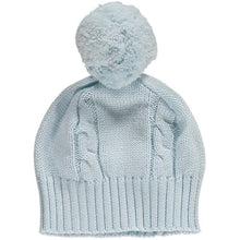 Load image into Gallery viewer, Pale Blue Bobble Hat