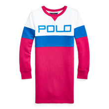 Load image into Gallery viewer, Pink Polo Sweat Dress