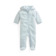 Load image into Gallery viewer, Blue Teddy Pramsuit