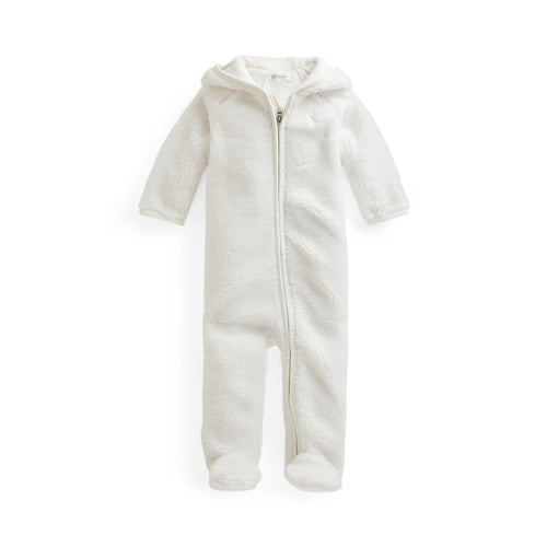 Ivory Teddy Pramsuit